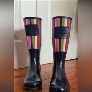 COPY - Coach size 8.5 rain boots like new!